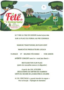 Fête de lécotourisme L ISLE en DODON